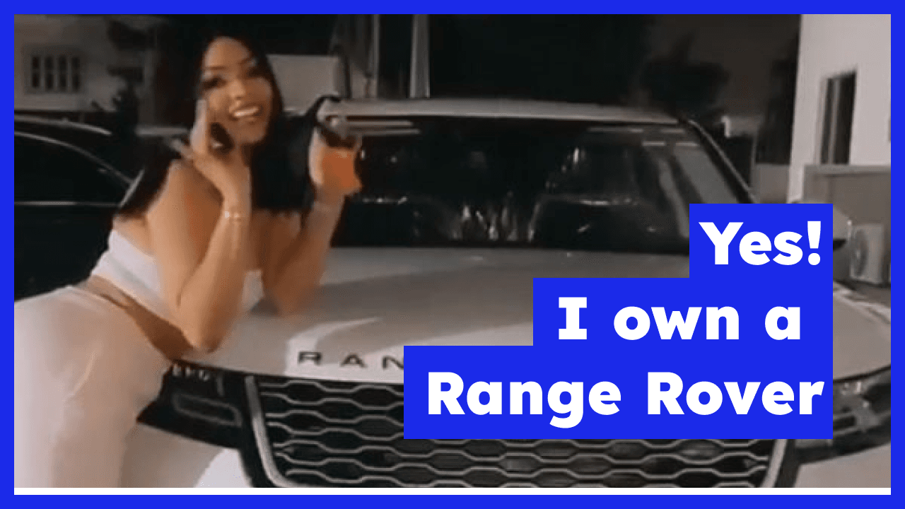 Nengi BBNaija Star shows off her new Range Rover